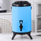SOGA 14L Stainless Steel Insulated Milk Tea Barrel Hot and Cold Dispenser with Faucet Blue SOGA 14L Stainless Steel Insulated Milk Tea Barrel Hot and Cold Dispenser with Faucet Blue