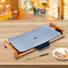 SOGA Electric Ceramic BBQ Grill Non-stick Surface Hot Plate for Indoor & Outdoor Stone
