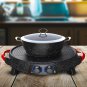 SOGA 2 in 1 Electric Stone Coated Teppanyaki Grill Plate Steamboat Hotpot