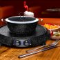 SOGA 2 in 1 Electric Stone Coated Grill Plate Steamboat Two Division Hotpot