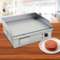 SOGA Electric Stainless Steel Flat Griddle Grill BBQ Hot Plate 2200W 56*48*23cm