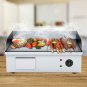 SOGA 2200W Stainless Steel Ribbed Griddle Commercial Grill BBQ Hot Plate 56*48*23