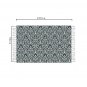 SOGA 90cm Cotton Polyester Vintage Area Rugs Living Room Hallway Floor Kitchen Home Decor