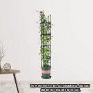 SOGA 163cm 4-Bar Plant Frame Stand Trellis Vegetable Flower Herbs Vine Garden Rack with Rings