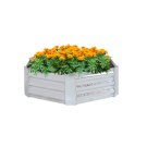SOGA 60cm Hexagon Shape Galvanised Raised Garden Bed Vegetable Herb Flower Outdoor Planter Box SOGA 60cm Hexagon Shape Galvanised Raised Garden Bed Vegetable Herb Flower Outdoor Planter Box