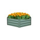 SOGA 60cm Hexagon Shape Galvanised Raised Garden Bed Vegetable Herb Flower Outdoor Planter Box SOGA 60cm Hexagon Shape Galvanised Raised Garden Bed Vegetable Herb Flower Outdoor Planter Box