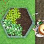 SOGA 60cm Hexagon Shape Galvanised Raised Garden Bed Vegetable Herb Flower Outdoor Planter Box
