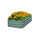 SOGA 90cm Rectangle Galvanised Raised Garden Bed Vegetable Herb Flower Outdoor Planter Box SOGA 90cm Rectangle Galvanised Raised Garden Bed Vegetable Herb Flower Outdoor Planter Box