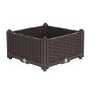 SOGA 40cm Raised Planter Box Vegetable Herb Flower Outdoor Plastic Plants Garden Bed SOGA 40cm Raised Planter Box Vegetable Herb Flower Outdoor Plastic Plants Garden Bed