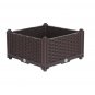 SOGA 40cm Raised Planter Box Vegetable Herb Flower Outdoor Plastic Plants Garden Bed