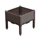 SOGA 40cm Raised Planter Box Vegetable Herb Flower Outdoor Plastic Plants Garden Bed with Legs SOGA 40cm Raised Planter Box Vegetable Herb Flower Outdoor Plastic Plants Garden Bed with Legs