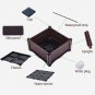 SOGA 40cm Raised Planter Box Vegetable Herb Flower Outdoor Plastic Plants Garden with Legs Deepen