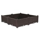 SOGA 80cm Raised Planter Box Vegetable Herb Flower Outdoor Plastic Plants Garden Bed