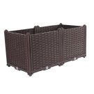 SOGA 80cm Raised Planter Box Vegetable Herb Flower Outdoor Plastic Plants Garden Bed Deepen SOGA 80cm Raised Planter Box Vegetable Herb Flower Outdoor Plastic Plants Garden Bed Deepen