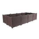 SOGA 160cm Raised Planter Box Vegetable Herb Flower Outdoor Plastic Plants Garden Bed Deepen SOGA 160cm Raised Planter Box Vegetable Herb Flower Outdoor Plastic Plants Garden Bed Deepen