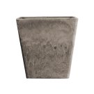 SOGA 27cm Green Grey Square Plant Flower Pot in Cement Planter Cachepot for Indoor Home office