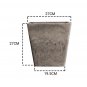 SOGA 27cm Green Grey Square Plant Flower Pot in Cement Planter Cachepot for Indoor Home office
