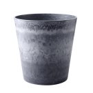 SOGA 32cm Weathered Grey Round Plant Flower Pot in Cement Planter Cachepot for Indoor Home Office