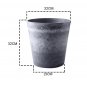 SOGA 32cm Weathered Grey Round Plant Flower Pot in Cement Planter Cachepot for Indoor Home Office