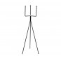 SOGA 70cm Tripod Flower Pot Plant Stand with White Flowerpot Holder Rack Indoor Display