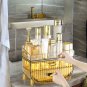 SOGA 3 Tier Golden Yellow Multifunctional Cosmetic Storage Bathroom Desk Drawer Organiser
