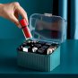 SOGA Green Cosmetic Jewelry Storage Organiser Set Makeup Holder Jewelry Storage Box with Handle