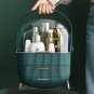 SOGA Green Cosmetic Jewelry Storage Organiser Set Makeup Holder Jewelry Storage Box with Handle