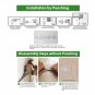 SOGA Gold Wall-Mounted Bathroom Storage Organiser Space Saving Shelf Rack with Hooks