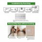 SOGA Silver Wall-Mounted Rectangular Bathroom Storage Organiser Space Saving Adhesive Shelf Rack