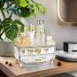 SOGA 3 Tier Transparent Multifunctional Cosmetic Storage Display Stand Shelf Drawer Type Organiser