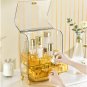 SOGA 3 Tier Golden Yellow Multifunctional Cosmetic StorageDisplay Stand Shelf Drawer Type Organiser