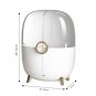 SOGA White Transparent Makeup Organiser Cosmetic Storage Waterproof Dustproof Bathroom with Lid
