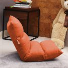 SOGA Lounge Floor Recliner Adjustable Lazy Sofa Bed Folding Game Chair Orange SOGA Lounge Floor Recliner Adjustable Lazy Sofa Bed Folding Game Chair Orange
