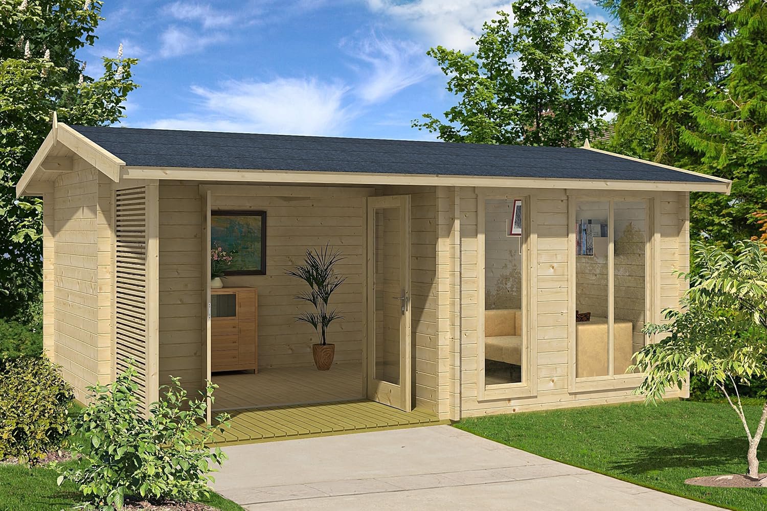 Allwood Sommersby 174 SQF Garden House Kit