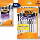 BIC Cristal Xtra Smooth Ballpoint Pen Medium Point, Black 10-Count