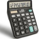 M&G Desk Calculator 12 Digit Office Calculators with Large LCD Display