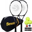 Senston Tennis Rackets for Adults 27 inch Tennis Racquets - 2 Player Tennis Set
