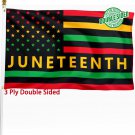 XIFAN Double Sided Juneteeth Flag 3x5 ft for Outside, African Black History Flags