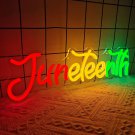Ajoyferris Juneteenth Neon Sign Dimmable Black History Month Neon Lights June 19