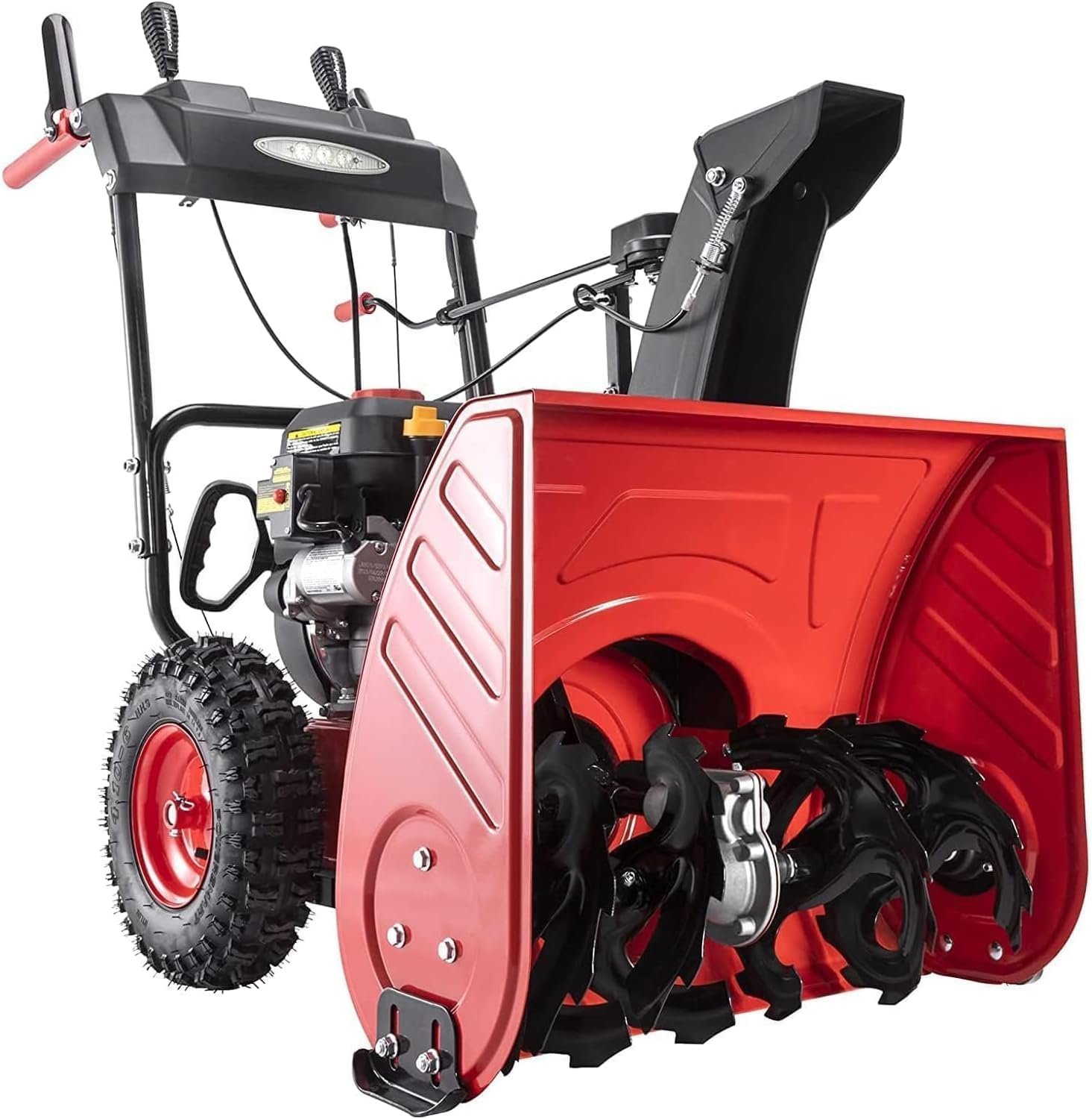 Powersmart 24 in. 2-Stage Self Propelled Gas Snow Blower 212cc 4-Cycle