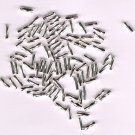 .925 SS 1.5 mm x 6mm Twist Tube Beads - Lot of 100