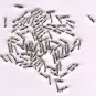 .925 SS 1.5 mm x 6mm Twist Tube Beads - Lot of 100