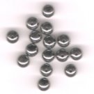 Hematite 6 mm Round Beads - Lot of 15 Magnetic
