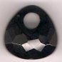 Black Onyx Faceted Large Hole Designer Bead