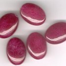 Australian Berry Jade 12 x 18 mm Oval Beads - Lot of 5