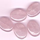 Genuine Rose Quartz 14 x 20 Puffy Oval Beads - Lot of 5