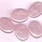 Genuine Rose Quartz 14 x 20 Puffy Oval Beads - Lot of 5