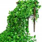 1PC 2.2M Artificial Green Silk Hanging Vines for Home & Event Decor.