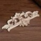 1Pc Vintage Floral Wood Carved Corner Frame for Furniture & Decor