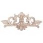 1Pc Vintage Floral Wood Carved Corner Frame for Furniture & Decor